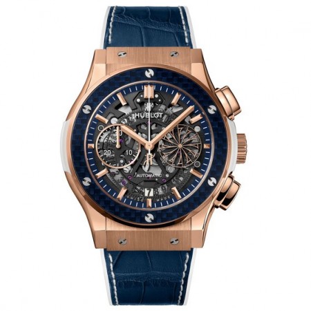AAA Repliche Hublot Classic Fusion AeroFusion Chronograph Mykonos Edition King Gold Orologio da uomo 525.OQ.0120.LR.MYO17