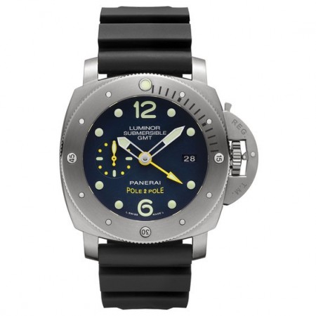 Replica Panerai Luminor Submersible 1950 3 Days GMT Automatic Titanio Pole2Pole Uomo PAM00719