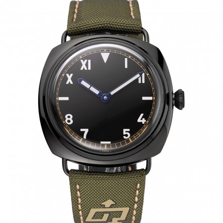 Bracciale Panerai Radiomir California 3 giorni quadrante nero verde 1454018