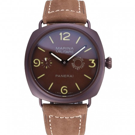 Panerai Luminor Marina Militare Bracciale in acciaio inossidabile viola con lunetta cachi 622.320
