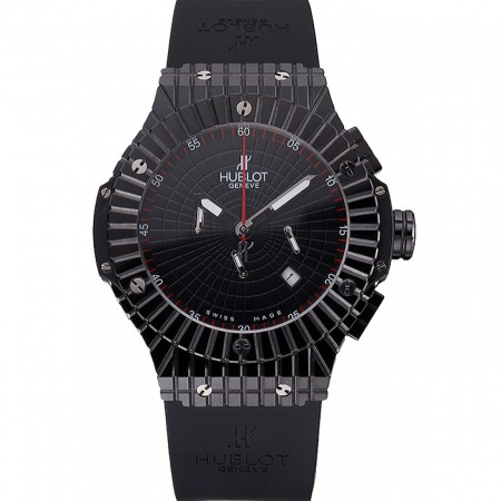 Cassa nera Hublot Big Bang Caviar quadrante nero