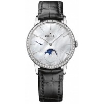 Replica Zenith Elite Ultra Thin Moonphase 36mm Orologio da Donna 16.2320.692/80.C714