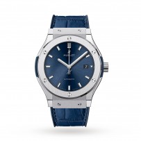 Swiss Hublot Classic Fusion Blue Titanium 542.NX.7170.LR 42mm