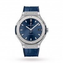 Swiss Hublot Classic Fusion Blue Titanium 565.NX.7170.LR 38mm
