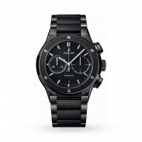 Swiss Hublot Classic Fusion Chronograph Black Magic Bracelet 520.CM.1170.CM 45mm