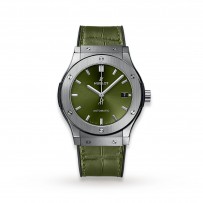 Swiss Hublot Classic Fusion Titanium Green 511.NX.8970.LR 45mm