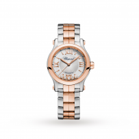 Swiss Chopard Happy Sport Mini Orologio Automatico da Donna 30mm in Oro Rosa