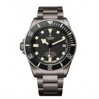 AAA Replica Tudor Pelagos quadrante nero orologio in titanio 25610TNL