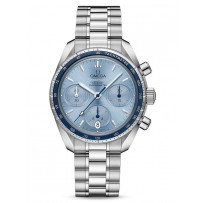 AAA Repliche Omega Speedmaster 38mm Co-Axial Quadrante Blu Orologi 324.30.38.50.03.001