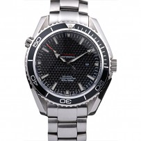 Omega Seamaster Planet Ocean Co-Axial cassa nera quadrante nero 98103