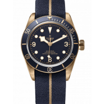 AAA Replica Tudor Black Bay Bronze Blue Bucherer Edition Orologio 79250BB-0001