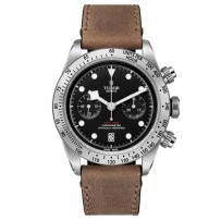 AAA Repliche Tudor Heritage Black Bay Chrono Calfskin Strap Orologio 79350-001