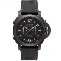 Replica Panerai Orologio da Uomo Luminor 1950 Oracle Team USA 3 Days Chrono Flyback Ceramica PAM00725