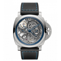 Replica Panerai Orologio Luminor 1950 Tourbillon GMT Titanio Lo Scienziato PAM00767
