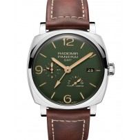 Replica Panerai Radiomir GMT Power Reserve Edizione Verde Militare 45mm Orologio da Uomo PAM00999