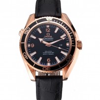 Omega Seamaster Planet Ocean Ceragold quadrante nero 622389