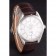 Omega Seamaster lunetta argento con quadrante bianco e cinturino in pelle marrone 621573