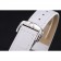 Omega Speedmaster cronografo quadrante bianco cinturino in pelle bianca 622452