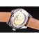 Omega Seamaster lunetta argento con quadrante bianco e cinturino in pelle marrone 621573