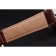Omega Seamaster Aqua Terra Chronograph Teak-quadrante nero Bracciale in pelle marrone 622531