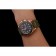 Rolex Yacht Master quadrante nero cinturino in pelle verde lunetta verde cassa in oro rosa 1453862