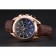 Omega Seamaster Aqua Terra Chronograph Teak-quadrante nero Bracciale in pelle marrone 622531