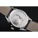 Omega DeVille Prestige quadrante nero cassa di diamanti argento cinturino in pelle nera 1454120