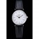 Longines La Grande Classique quadrante bianco cinturino in pelle nera Femme 622128