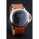 Panerai Radiomir cassa in acciaio inossidabile spazzolato quadrante nero cinturino in pelle marrone