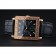 Piaget Emperador Limited Edition quadrante nero inciso cassa in oro Bracciale in pelle nera 1454137