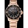 Blancpain Fifty Fathoms Flyback cronografo quadrante nero cassa e bracciale in oro rosa 1453772