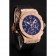 Swiss Hublot Big Bang quadrante nero cassa in oro rosa Bracciale in gomma nera 1453898
