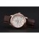 Omega DeVille Prestige Small Seconds quadrante bianco Bracciale in pelle marrone cassa in oro 622.603