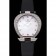 Orologio da donna Omega quadrante bianco con gioielli Cassa in acciaio inossidabile con cassa in diamanti Cinturino in pelle bianca 622826