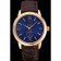 Omega DeVille Prestige Small Seconds Blue Dial Cassa in oro Bracciale in pelle marrone 622.601