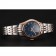 Omega De Ville Ladies quadrante blu cassa in oro rosa Bracciale bicolore 1453784