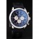 Breitling Transocean Quadrante Nero Cinturino in Gomma Nero Lunetta in Acciaio Inossidabile Lucidato