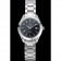 Bracciale in acciaio inossidabile con quadrante nero Omega Seamaster Aqua Terra 622447