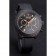 Tudor Fastrider con scudo nero quadrante nero con segni d'oro cassa nera cinturino in caucciù nero