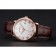 Blancpain Villeret ultra sottile quadrante bianco scanalato numeri in oro cassa in oro rosa cinturino in pelle marrone