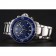 Blancpain Fifty Fathoms Flyback cronografo quadrante blu cassa e bracciale in acciaio inossidabile 1453773