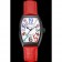 Franck Muller Casablanca Cinturino in pelle di coccodrillo rosso 621644