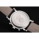 Cronografo Omega Seamaster Vintage quadrante bianco con indici delle ore blu Cassa in acciaio inossidabile Cinturino in pelle nera