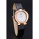 Orologio da donna Omega quadrante bianco cassa in oro cinturino in pelle nera 622820