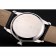 Omega De Ville Prestige quadrante nero cassa in acciaio inossidabile cinturino in pelle nera