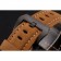 Svizzero Panerai Luminor GMT Carbotech quadrante nero cinturino in pelle marrone cassa nera