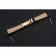 Bracciale Rolex in pelle nera con fibbia in oro 622.496