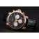 Chopard L-U-C-8HF Power Control Quadrante Nero Bracciale in Pelle Nera 1454002