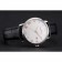 Blancpain Villeret ultra sottile quadrante bianco scanalato numeri d'oro cassa in acciaio inossidabile cinturino in pelle nera