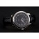 Omega De Ville Prestige quadrante nero cassa in acciaio inossidabile cinturino in pelle nera